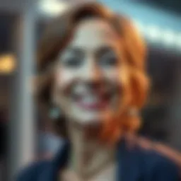 A woman smiling warmly, representing life experiences and growth at 48 years old.