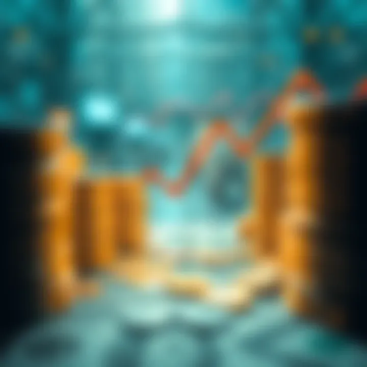 A visual representation of exchange rates influencing savings in pesos and dollars