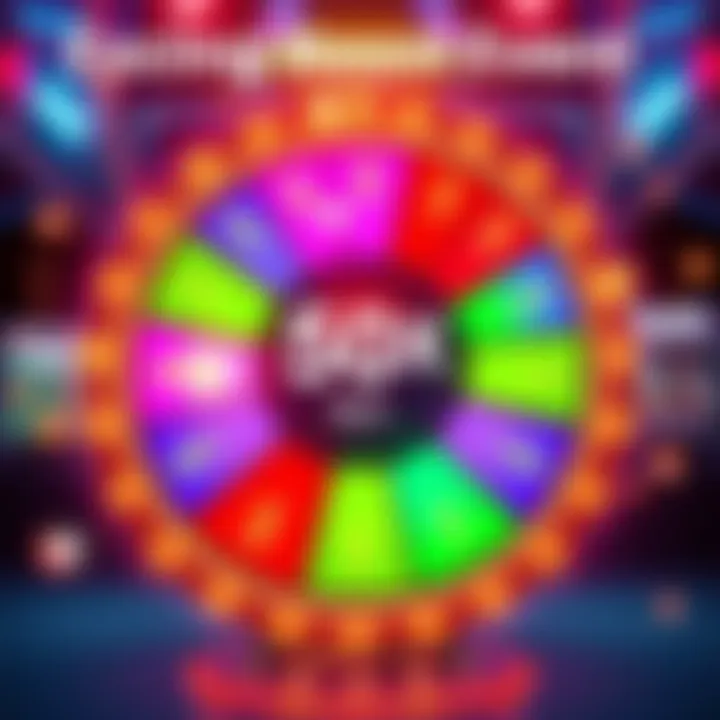 A vibrant graphic showing a spinning wheel with bright colors and dollar signs, symbolizing the potential surge in value for investors during the upcoming 50X Boost event.
