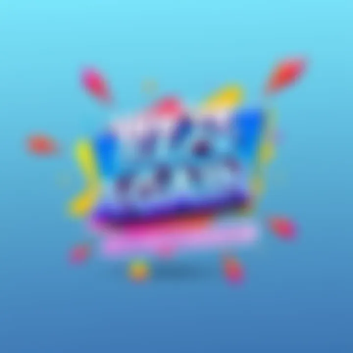 A colorful announcement graphic with a bold text saying 'We're Back Again' and dynamic shapes around it, indicating fresh updates are coming.