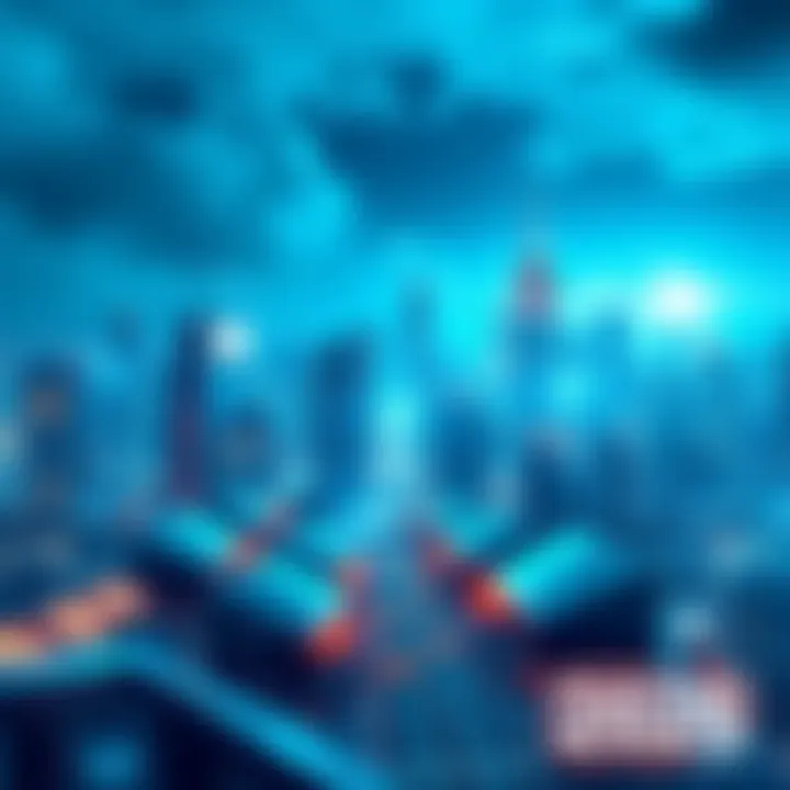 A futuristic city skyline with advanced technology and bright lights symbolizing progress in 2026