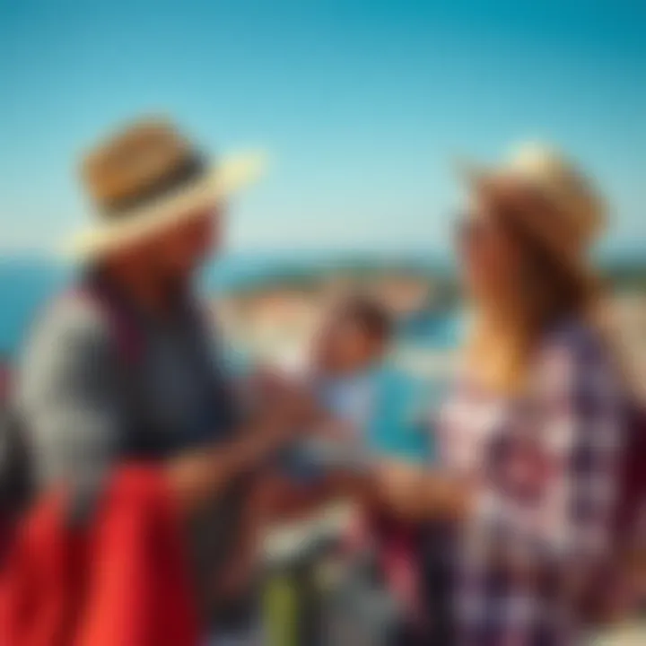 A family with an 8-week-old baby preparing for a trip to Croatia, enjoying warm weather and planning their holiday