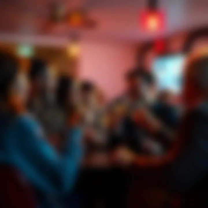 Group of friends exchanging heartfelt farewell toasts at a gathering