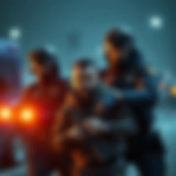 FBI agents arrest a contractor accused of a cryptocurrency theft involving US Marshals. The scene shows agents in action, demonstrating law enforcement involvement in financial crime.