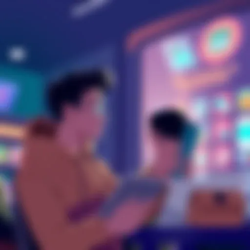 A user suggesting a new history feature for tracking rewards in an app, with visual elements representing ads and surveys.