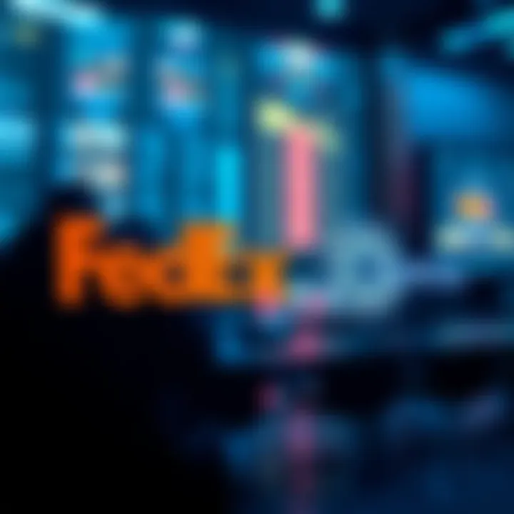 FedEx logo alongside Hedera logo, symbolizing their partnership for secure data sharing