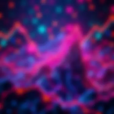 Fee Spike on ARB Graphic showing a surge in transaction fees on ARB with a backdrop of blockchain elements