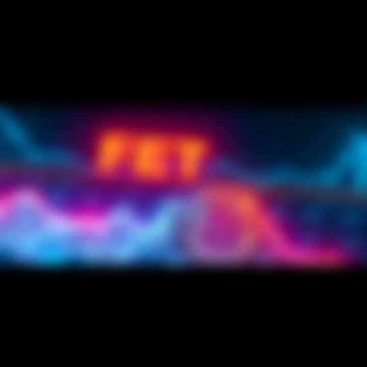 Graph showing FET's value decline from above $1 to nearly $0, indicating market crash.