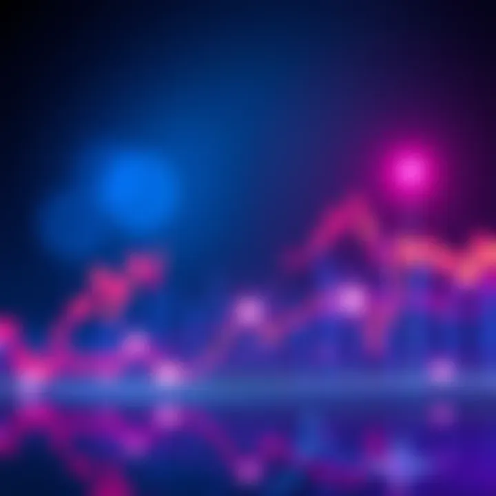 A graph showing the price movement of Filecoin, indicating fluctuations and potential rise towards $10.