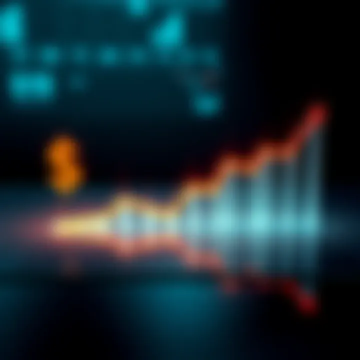 Graph showing a $700 financial milestone with an upward trend line and dollar signs