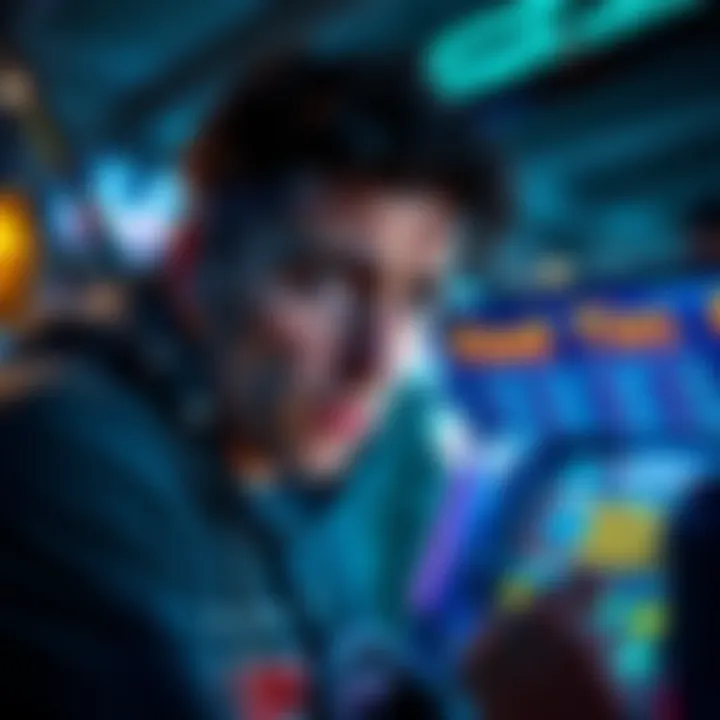 Player looks confused while losing a fishing mini game with tied scores