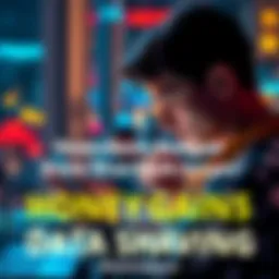 A person checking their device settings for Honeygain data sharing problems