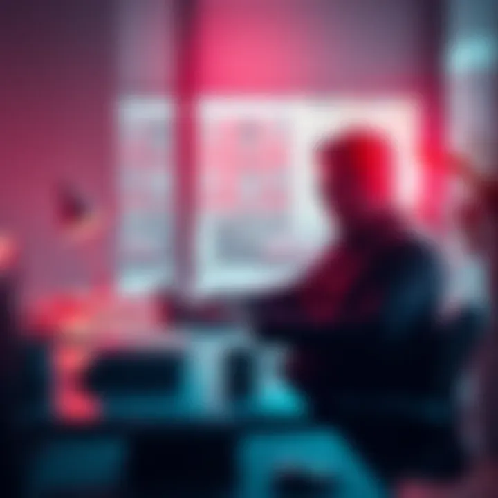 A person sitting at a desk with a planner, prioritizing tasks and goals