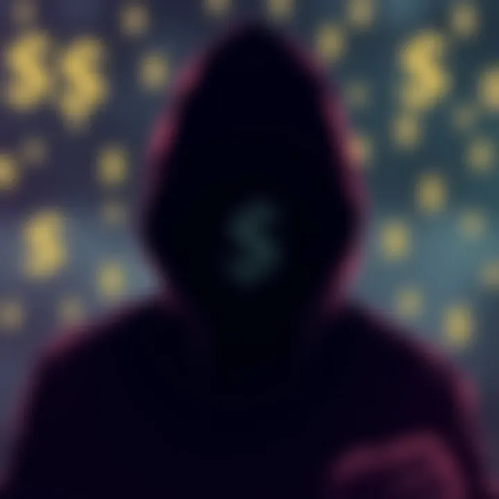 France Crypto Kidnapping Alert A graphic showing a silhouette of a person with a hooded figure representing a kidnapper, with dollar signs and cryptocurrency symbols in the background to illustrate the rise in crypto-related crime ...
