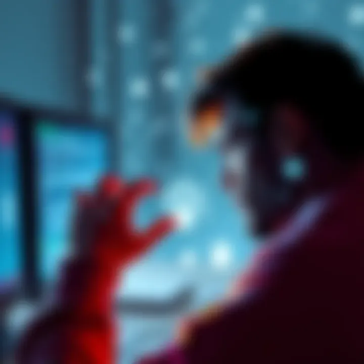 A frustrated person looking at a computer screen with a frozen account message, showing their disappointment over inaccessible funds.