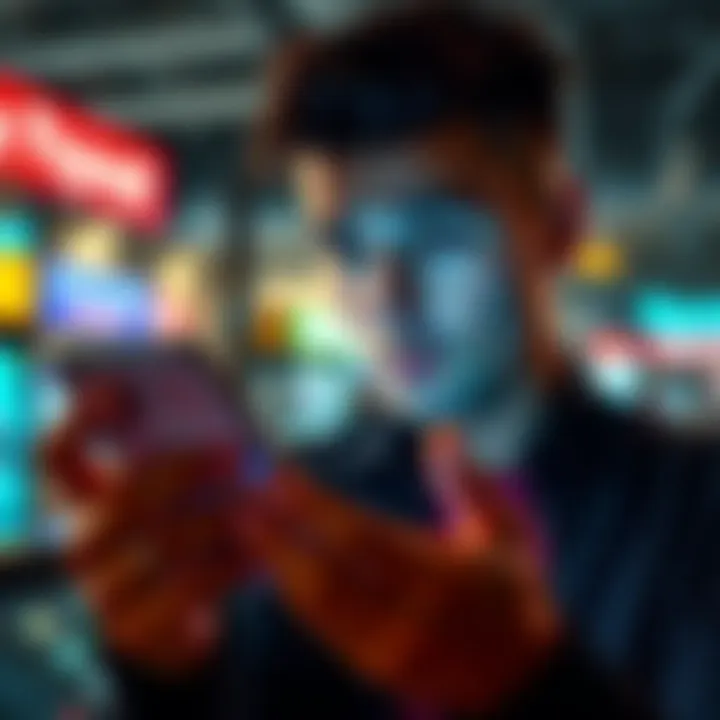 A person looking confused while holding a smartphone displaying payment options, reflecting frustration with unclear policies