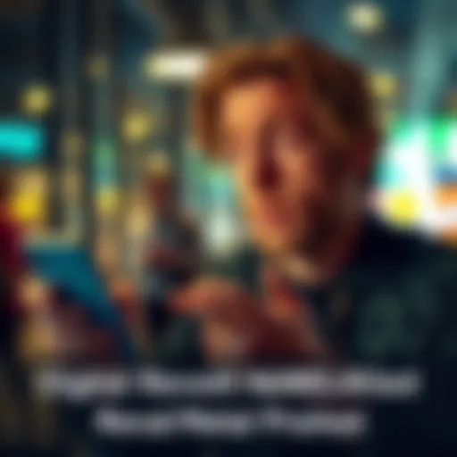 A frustrated person looking at their phone, showing the Revolut app with a confused expression, highlighting unfulfilled benefits