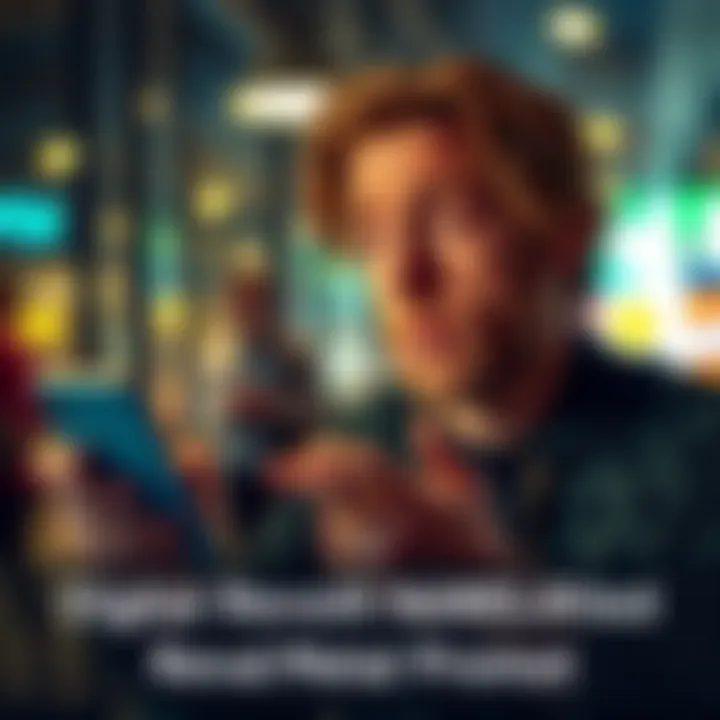 A frustrated person looking at their phone, showing the Revolut app with a confused expression, highlighting unfulfilled benefits