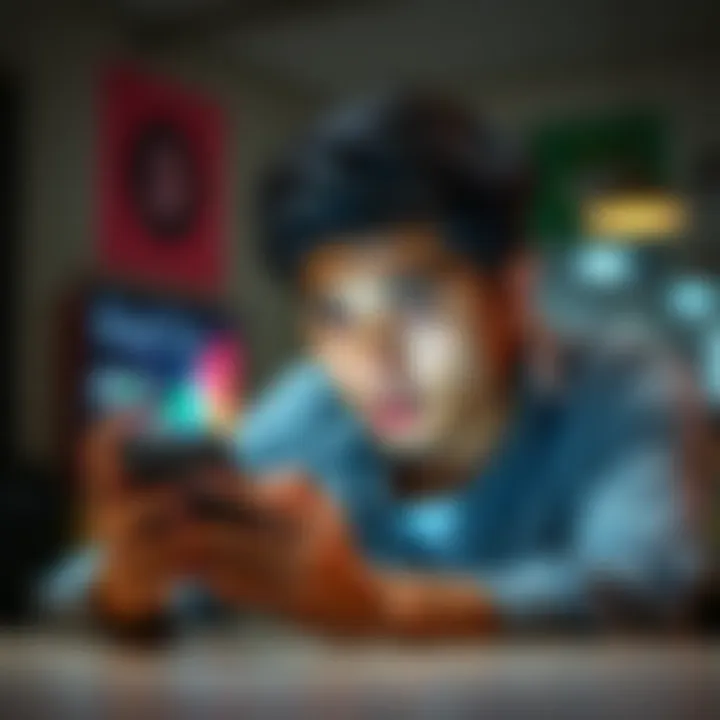 A person expresses frustration while staring at a smartphone, symbolizing the struggle of forgetting a phone password related to Bitcoin access