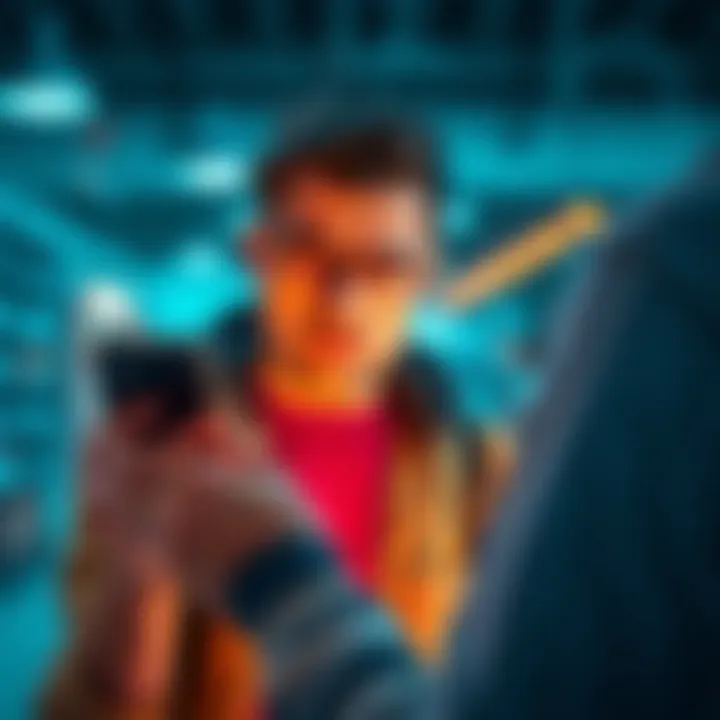 Person looking disappointed while attempting to buy AB with a gift card on a phone, showing a failed transaction message