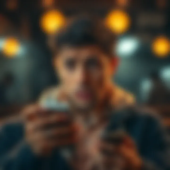 Person frustrated with staking withdrawals A person looking stressed while checking their phone for staking withdrawal issues
