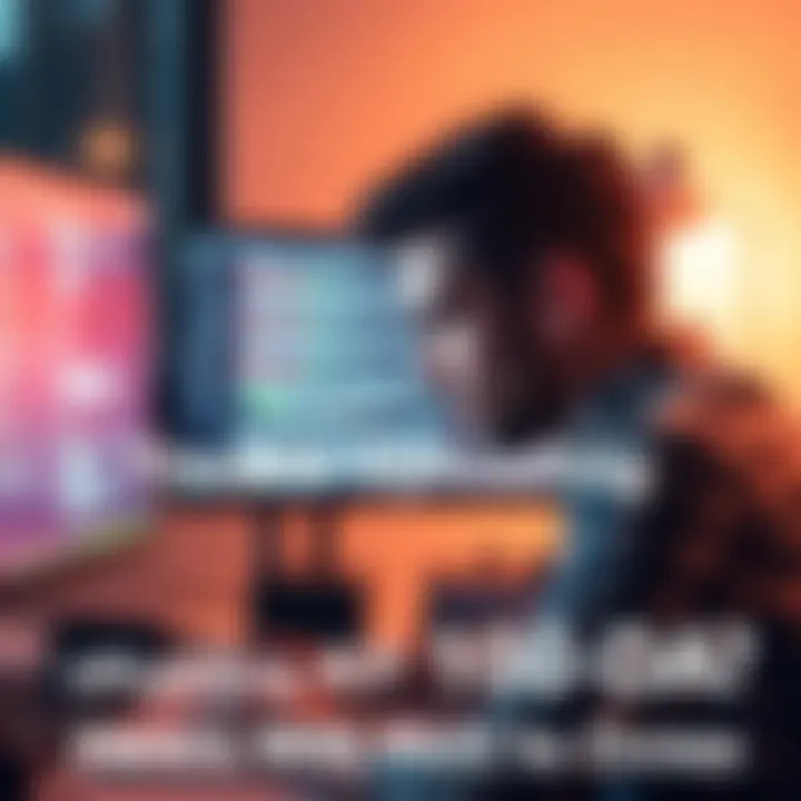 Individual looking at a computer screen showing error messages while trying to upload a 1099-DA form