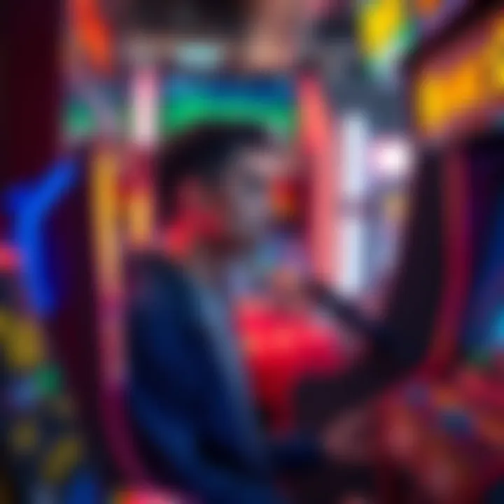 A player looks disappointed while playing an arcade game that only awarded initial rewards, highlighting issues with game fairness.