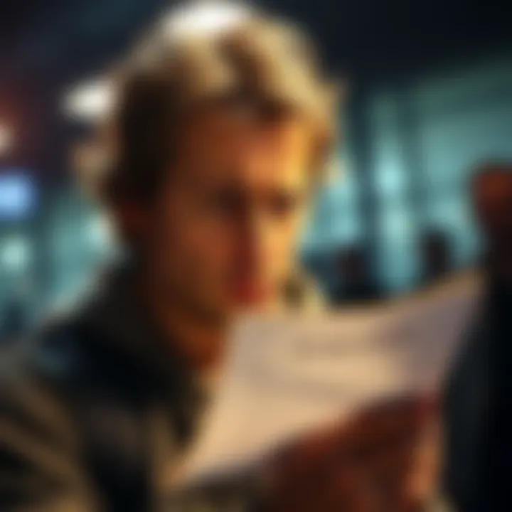A person looking frustrated with a survey form asking for full names