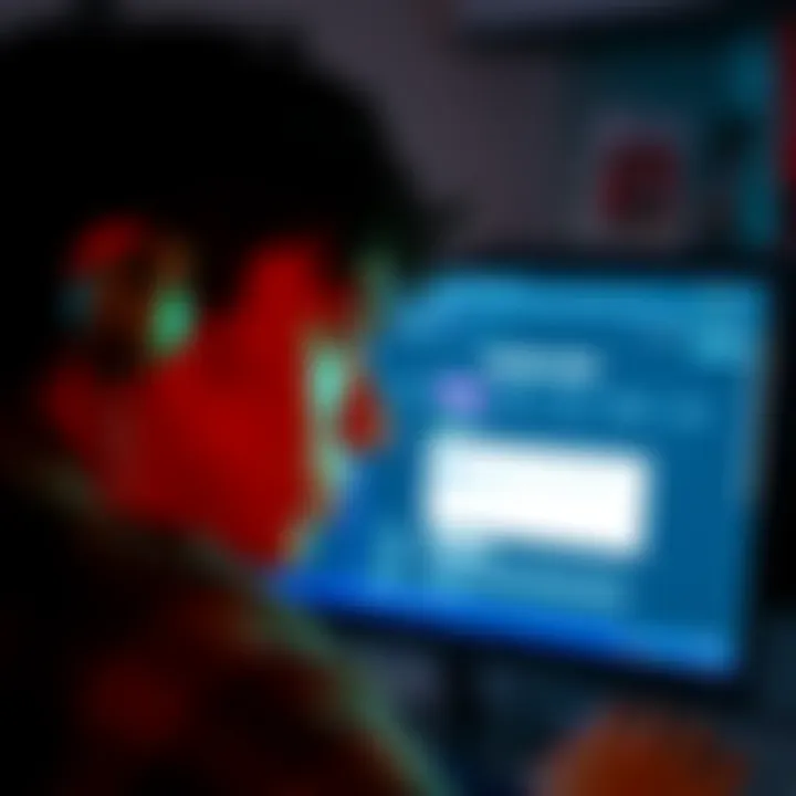 A disappointed person staring at a computer screen showing a delisted token message