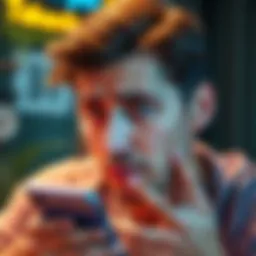 Frustrated person expressing disappointment with mobile app features and tokens