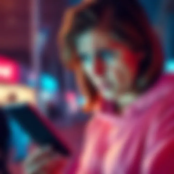 A frustrated person looking at their phone, realizing they've lost access to their app and $5 due to a phone number change.