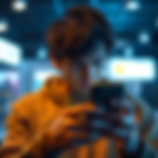 A person looking at their phone with confusion while trying to make a payment to Binance via Revolut, showing frustration over the declined transaction
