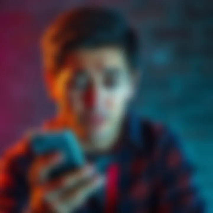 A person looking at their phone with a frustrated expression, trying to verify their Tax Identification Number on the Revolut app in Germany.