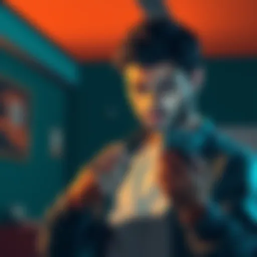 A frustrated person holding a Trezor wallet, looking disappointed while checking their phone for password issues.