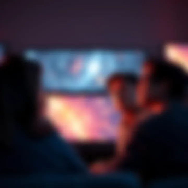 People looking at a screen with confusion about where to watch Cosmos: A Spacetime Odyssey