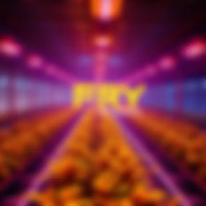 Graphic showing Fry Networks yield farming and staking platform on Algorand with FRY tokens being distributed