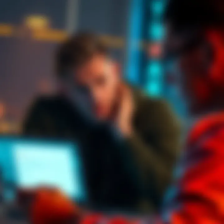 Person frustrated with fund withdrawal on Polymarket A person looks stressed while trying to access their funds on Polymarket, showing a phone with a transaction error message and a laptop with blockchain scanner notifications in the background