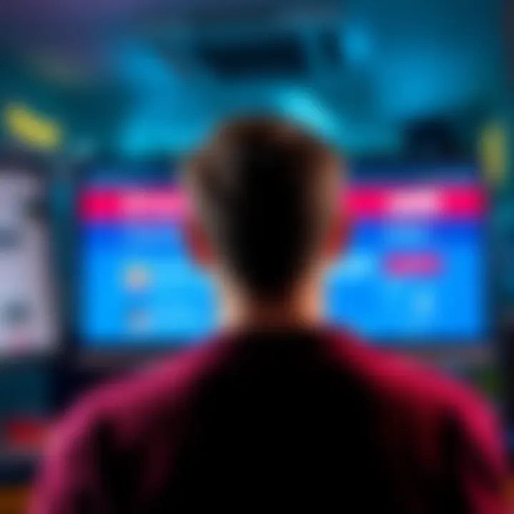 A worried user looking at a computer screen showing a Pionex account with missing funds