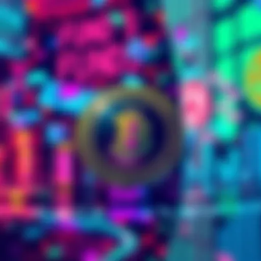 A visual representation of funds being managed in decentralized finance, showcasing digital currencies and security features.