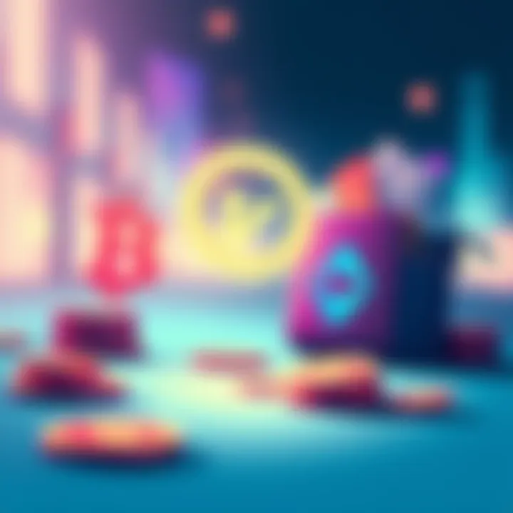 Illustration showing a digital wallet transferring funds to a Crypto.com logo, representing financial transactions.