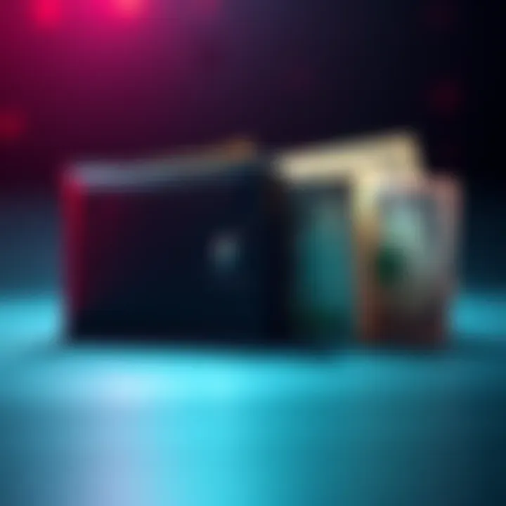 Future of US Cash A digital wallet and physical cash side by side, symbolizing the transition between traditional currency and digital transactions.