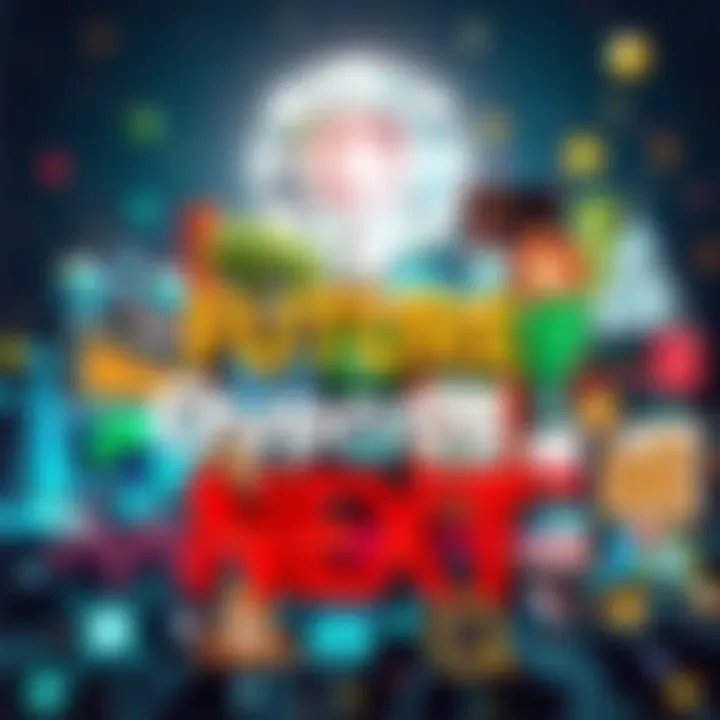 A collage of various sectors representing future trends such as technology, environment, and economics, symbolizing upcoming changes and developments.