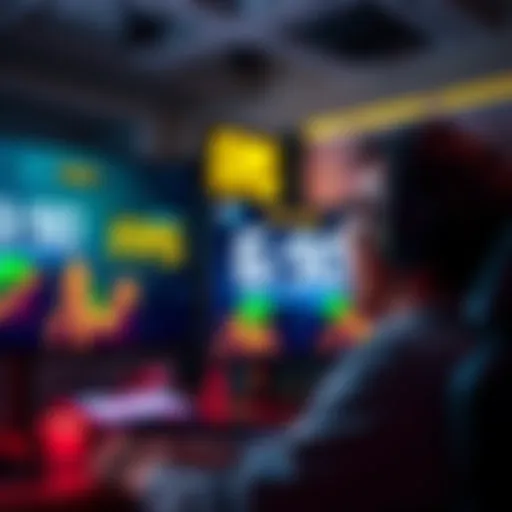 A gamer excitedly watching their screen with high FPS numbers displayed after a driver update for the 4070 graphics card.