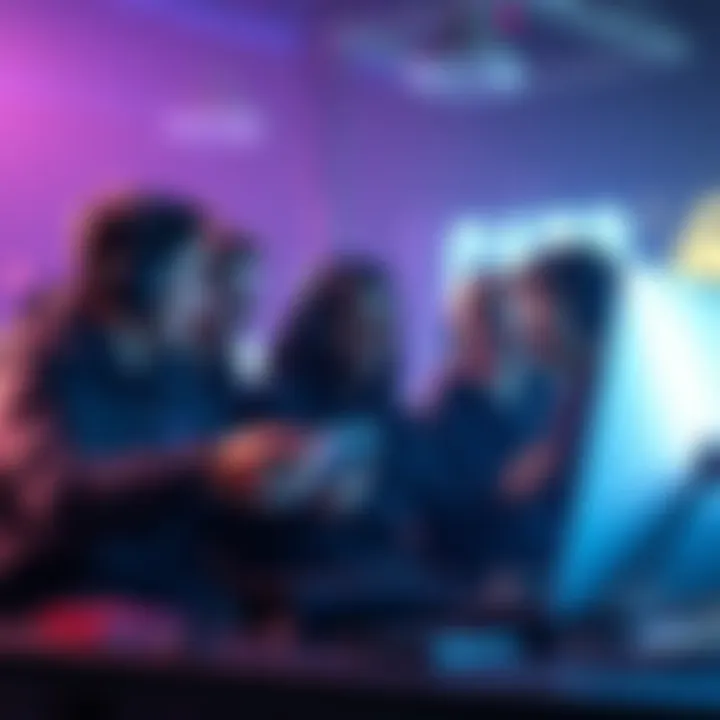 Gamers forming friendships while playing A group of Valorant players chatting and laughing together on Discord, showcasing their friendship.