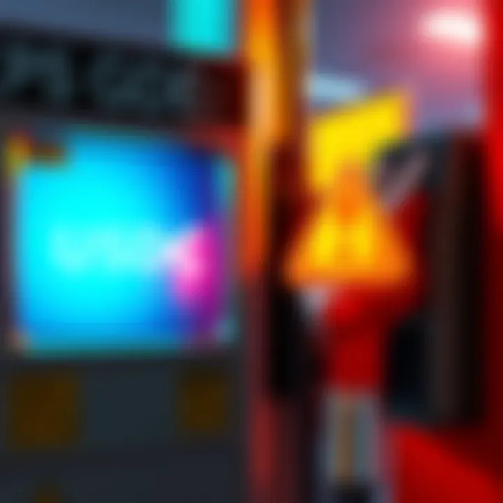 A digital graphic showing a gas pump and USDC logo with a warning sign, illustrating issues with paying for gas on Solana