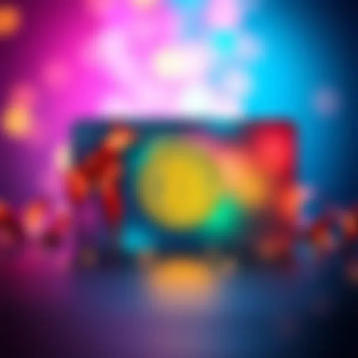 A colorful gift card featuring the Bitcoin logo, symbolizing the act of gifting cryptocurrency.