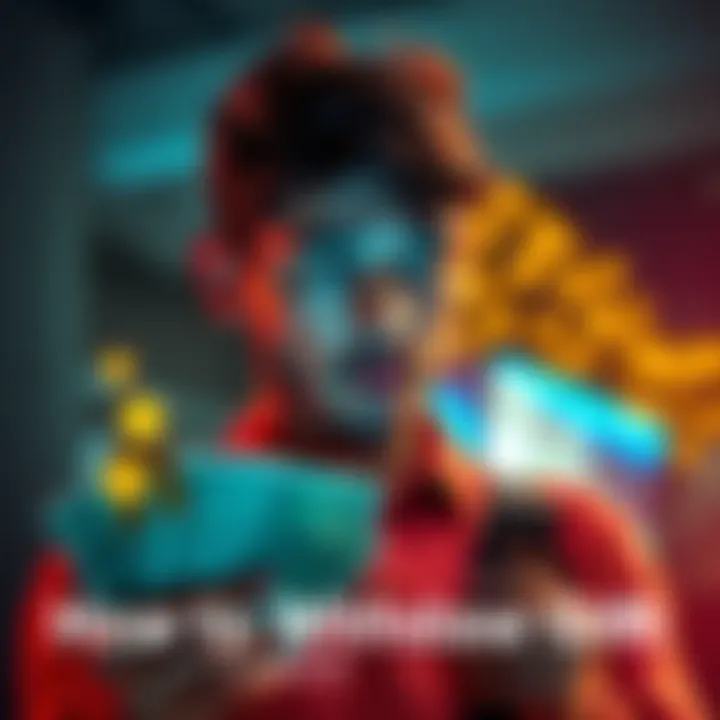 A person looks puzzled while holding cash and a smartphone, contemplating how to withdraw gift funds safely.