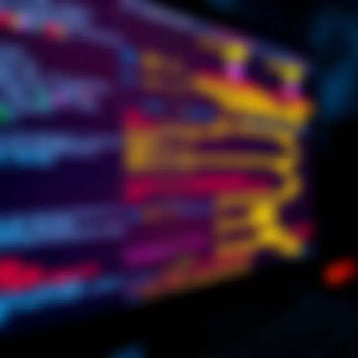 A close-up of a computer screen showing error messages and glitches, symbolizing technical issues