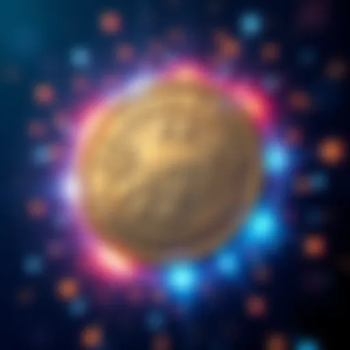 A visual representation of a coin symbolizing global unity and micro-donations to fight world hunger.