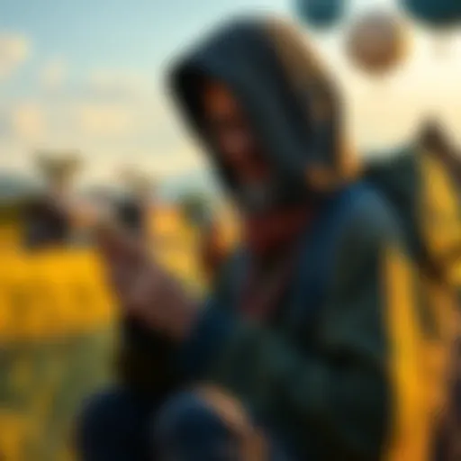A global nomad using a self-custody crypto card in a rural setting